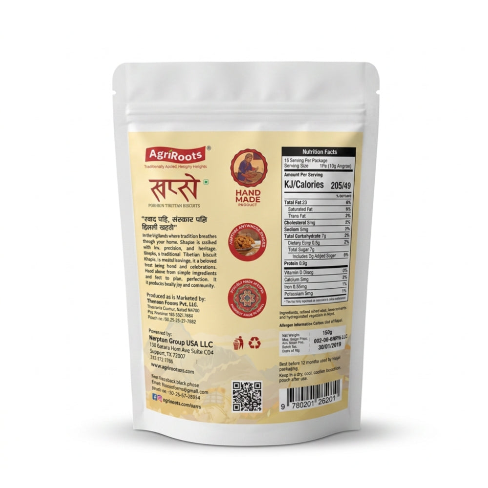 Agriroots Khapse (Tibetan Biscuit)