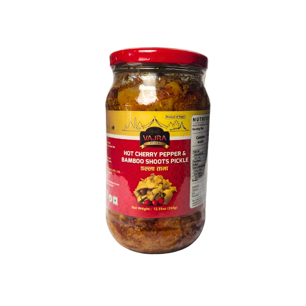 Dalle Taama Achar (Hot Cherry and Bamboo Shoot)
