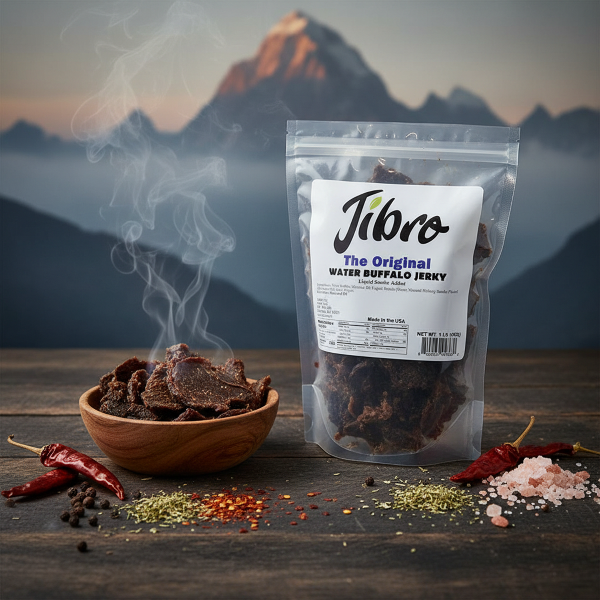 Jibro Buff Sukuti With Himalaya Backdrop