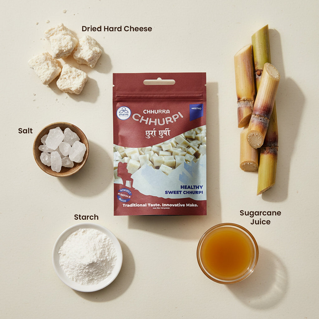 Mana Chhurra Chhurpi Mitho Ingredients