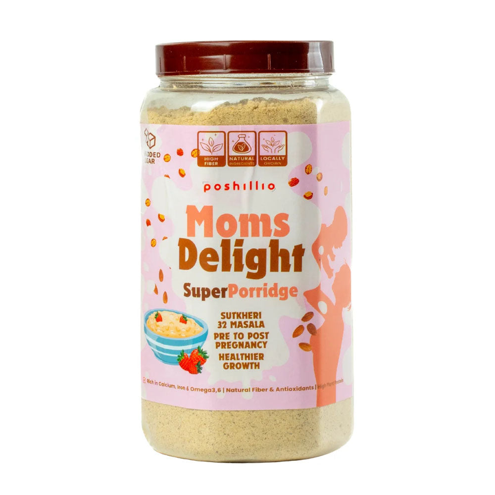 Jar of 'Moms Delight Super Porridge' Sutkeri Masala Sattu
