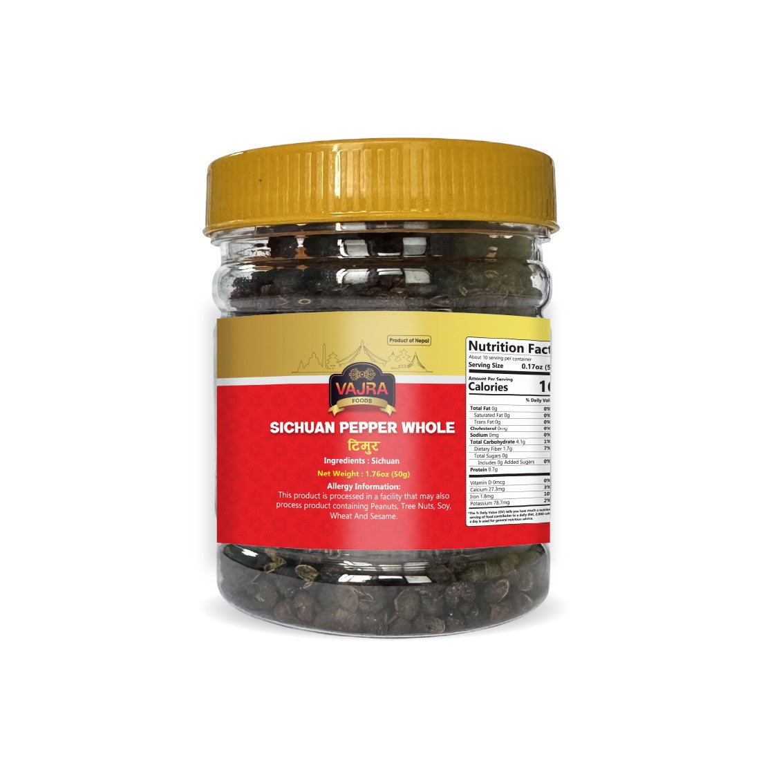 Timur (Sichuan Pepper) Whole