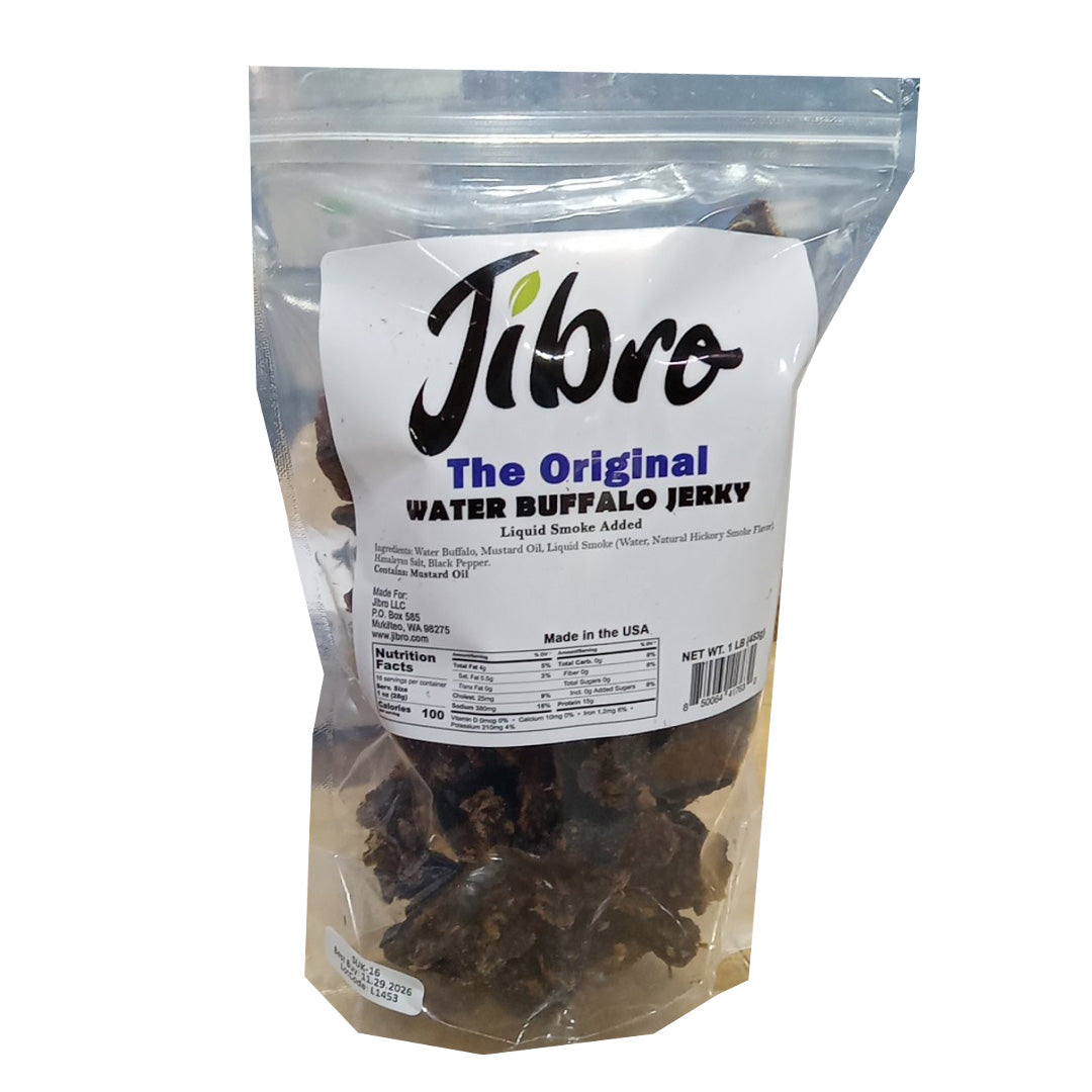 Jibro Water Buffalo Sukuti (1Lb bag)